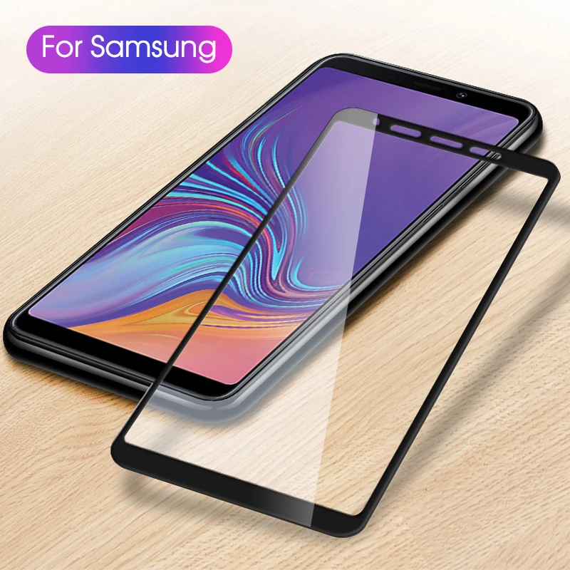 Защитное стекло 9D для Samsung Galaxy A30 A50 A7 A8 A9 2018 M10 M20 M30 M40 закаленное A10 A40 A70