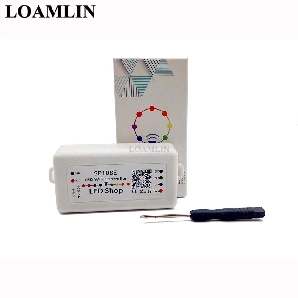 SP108E Led SPI Wifi Pixel IC контроллер по смартфону приложение для WS2811 WS2812B WS2813 SK9822 APA102