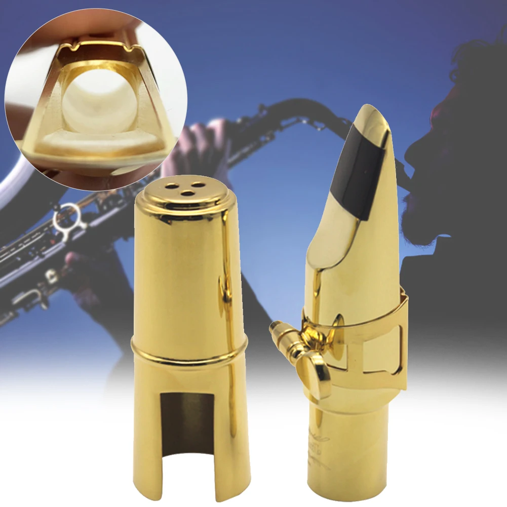 

Saxophone Mouthpiece Accessories High Baffle Alto Sound Plated Metal Musical Instruments Professional Nozzle Practical Harmonics