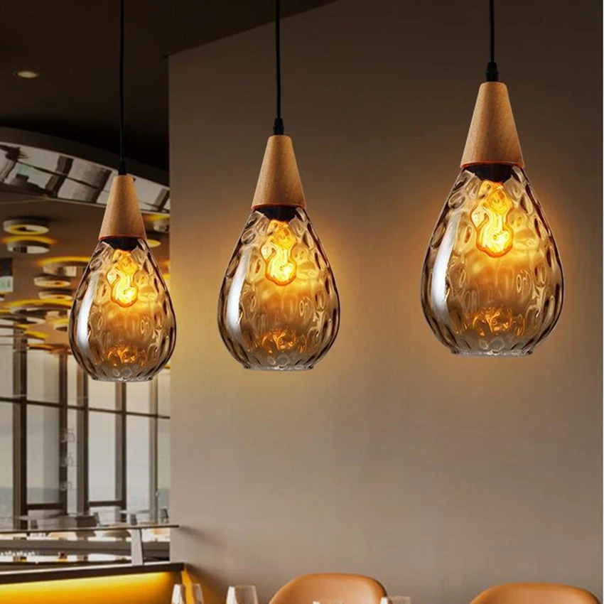 

Nordic New Creative Glass Pendant Lamp LED Hanging Lamp Living Room Bedroom Restaurant Cafe Kitchen Fixtures Lighting Luminaire