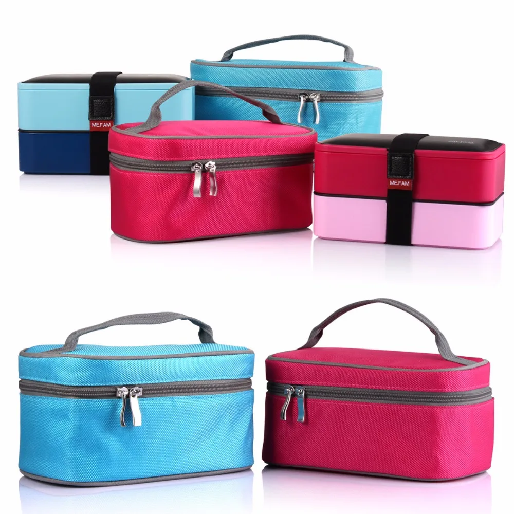 Double layer lunch box can heated by microwave Japanese bento boxes 26.