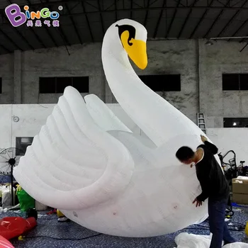 

2018 Newly Lovely swan balloon 4m giant Inflatable swan model swan toys float for outdoor event water sport carnival decoration