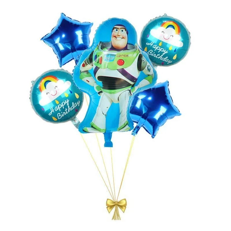 

5pcs Large Buzz Lightyear Foil Lot Balloons Birthday Party Decorations Kids Babyshower Girl Decor Globos Home Party Supplies