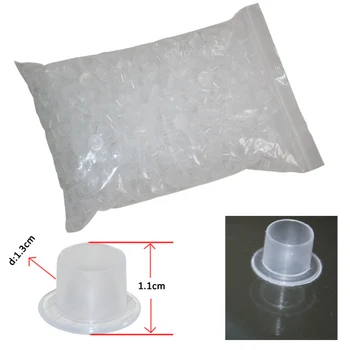 

1000pcs 11*13mm Tatouage Coupes D'encre Cap Auto-Permanent Encre de Tatouage Transparent Propre STC