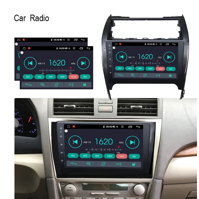 Excellent Sbaid 10.1" Android Coche Gps Reproductor Multimedia paraToyota Camry EE. UU. y Medio Oriente versión 2012, 2013, 2014 radio car 7