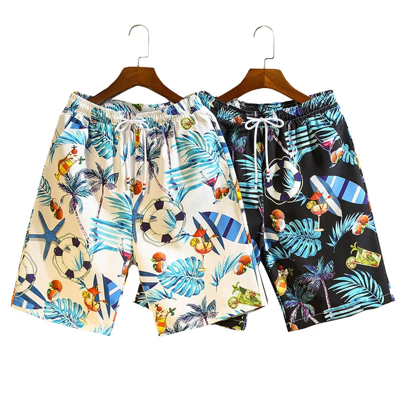

Men Summer Funny Beach Element Printed Shorts Streetwear Cool Bermuda Shorts Drawstring Waist Sweat Shorts Joggers 5XL