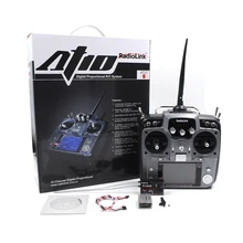 STARTRC Radiolink AT10II 2.4Ghz 10CH RC Transmitter with R12DS Receiver PRM 01 Voltage Module For RC Helicopter Airplane