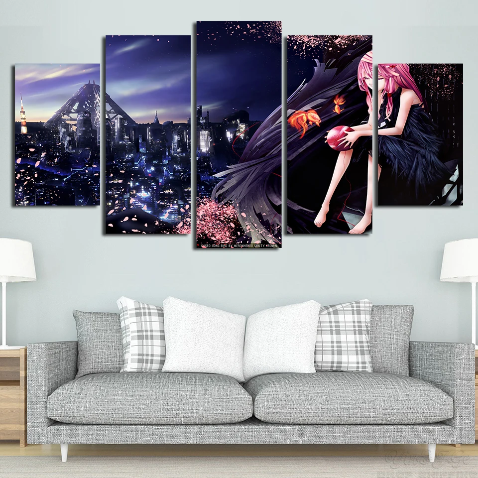 Home-Decoration-Wall-Art-Framework-Canvas-Paintings-Modular-5-Pieces-Guilty-Crown-Pictures-Printed-Animation-Poster (1)