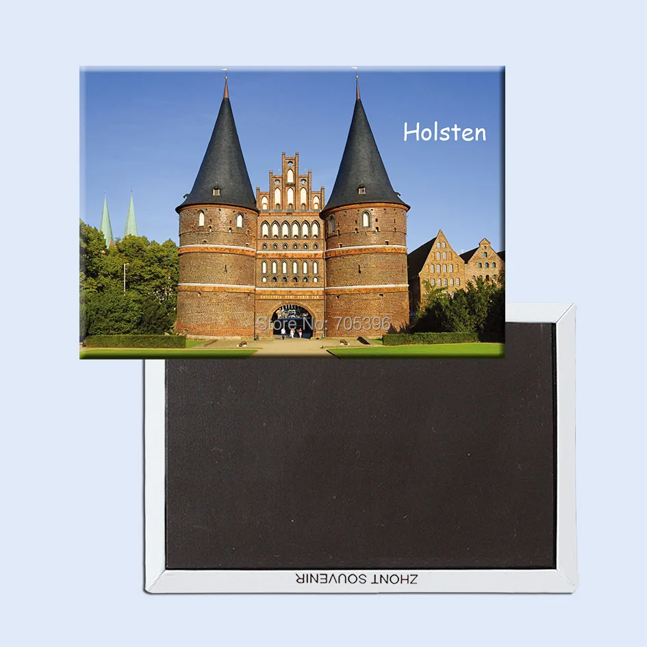 

Tourist Refrigerator Magnets 78*54mm,Holsten-Gate-Germany Souvenir Fridge Magnets 20766