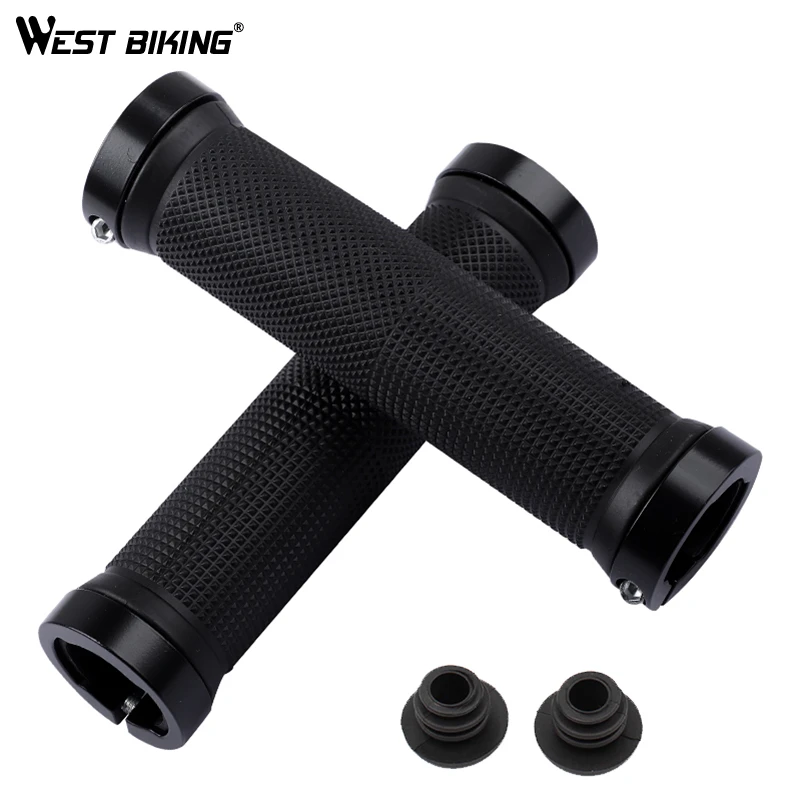 

WEST BIKING Bicycle Handlebar Grips Cycling Bicycle Accessories Non-slip Bicycle Handlebar Grips MTB BMX Bike Handle bar Grips