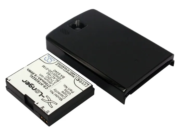Кэмерон китайско 2700 мА/ч, Батарея BLAC160 для htc/DOPOD Blackstone 100, T8282, сенсорный экран HD, Touch Pro HD, T-Mobile Touch Pro HD