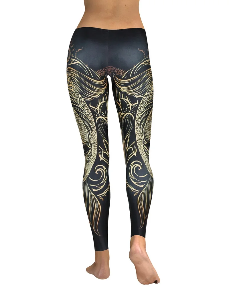 Gold fish lotus legging (3)