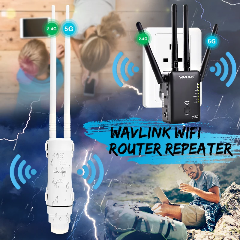 

LEORY 3-1 New Wireless Repeater 2.4GHz or 5GHz 300/450 Mbps Wireless Signal with A P WISP Wifi Extender