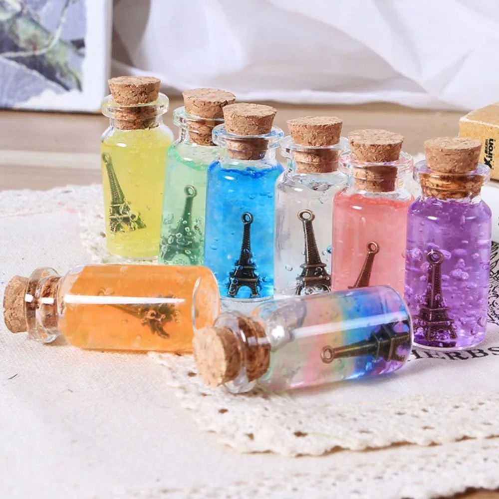 2 шт. маленькие стеклянные банки для бутылок Декоративные DIY контейнеры Мини