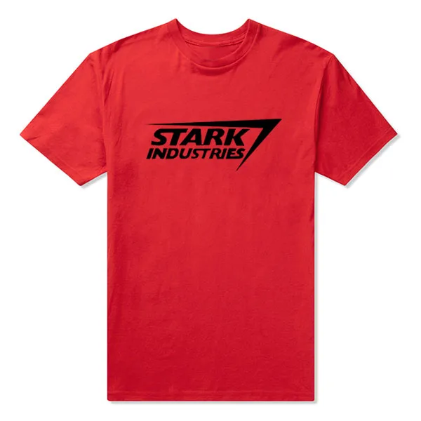2017 New Fashion Cotton Printed Short Sleeve Stark Industries T Shirt IRON MAN T-shirts Mens Clothing shield