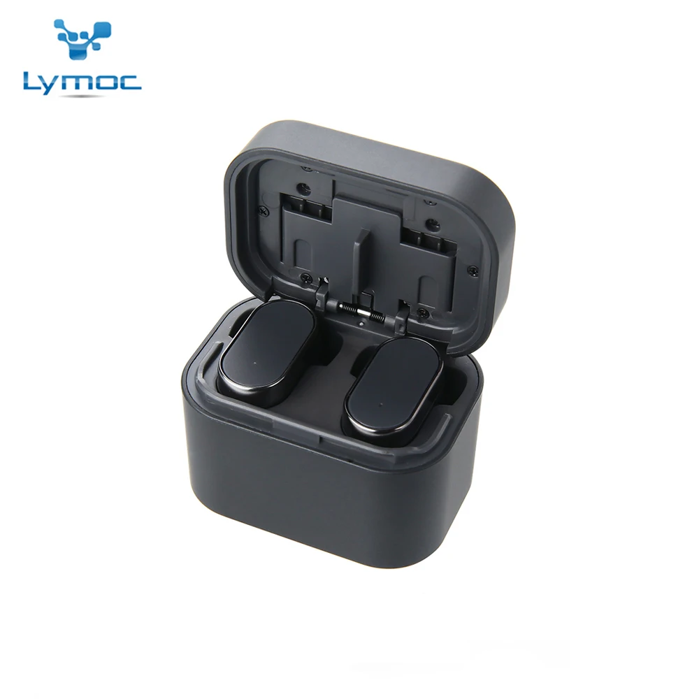 

lymoc HY7 TWS 5.0 Bluetooth headset HiFi 3D stereo wireless earphone with dual Mic and Charging Box for iphone android phone