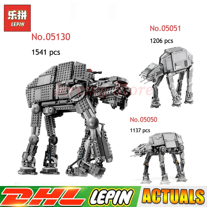 

05050 05051 05130 Star Wars the Robot AT Model Building blocks Brick Educational toys Compatible Legoinglys 75054 10178