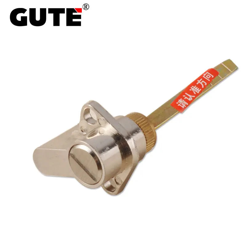 GUTE Zinc Alloy Bathroom Door Lock Cylinder without Keys Copper Indoor
