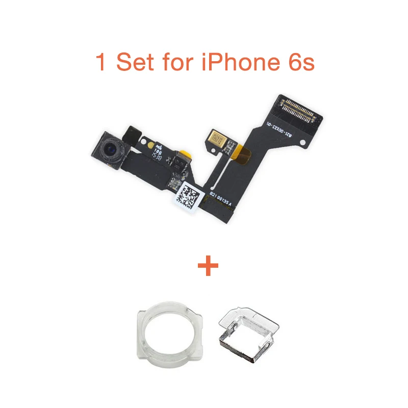 Кольцевой держатель для передней камеры класса AAA iPhone 5 5S 5C 6S 6 Plus объектив с прямым