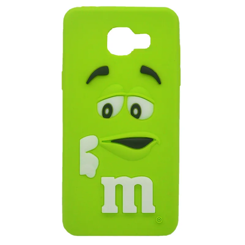 Стильная футболка с изображением персонажей видеоигр 3D Минни Капа чехол для samsung Galaxy A3 Coque A320 A5 A520 A7 A720 силиконовый мягкий чехол на заднюю панель телефона - Цвет: M Beans Green