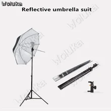 Е-образные щипцы для установки гнездо вспышки+ 2-х метровый Рамка светильника+ 43 дюймов светоотражающий зонт-машина аксессуары для вспышки комплект для фотосессии CD50 T10