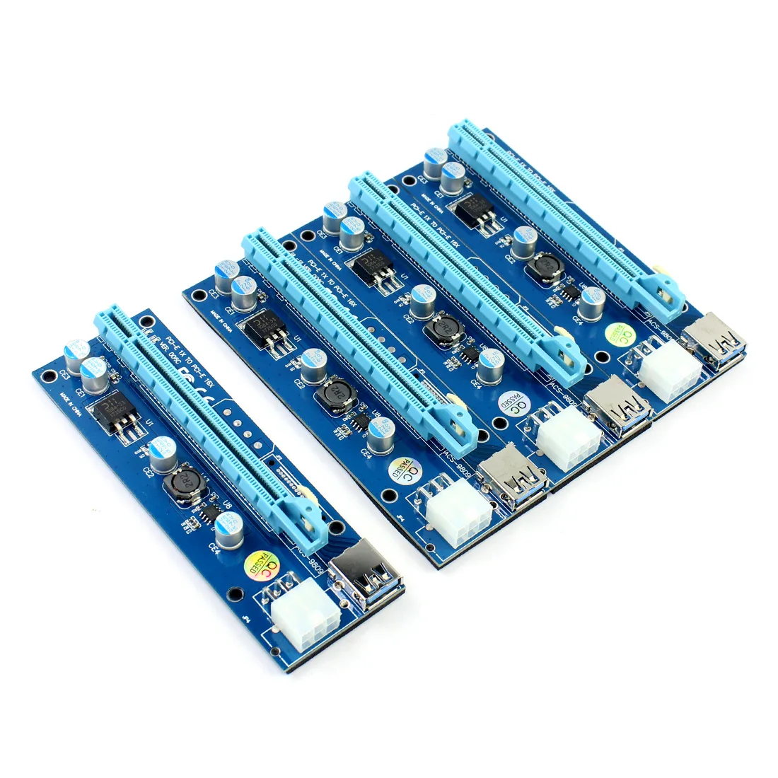 USB 3.0 PCI-E Express 1x to 16x Extender Riser Card Adapter Pcie 1 to 4 USB Convertor Graphics Video card for Miner BTC Litcoin-5