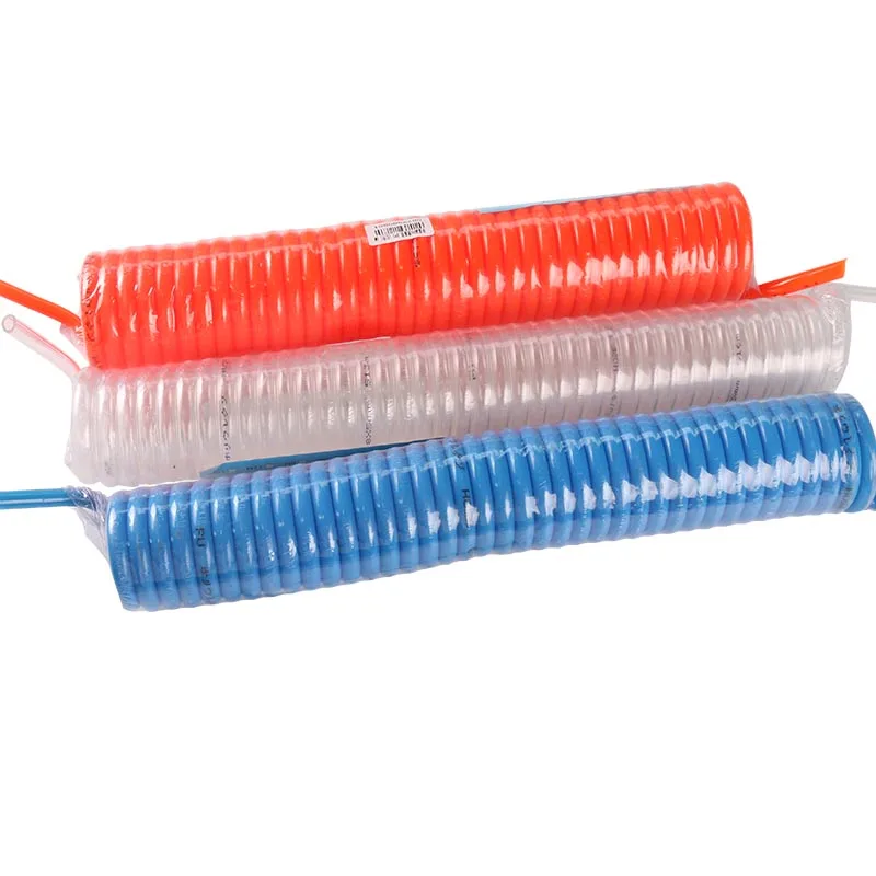 

6meter / lot PU8*5mm PU Tube Spiral Tube OD 8mm ID 5mm for Compressor Air Tool