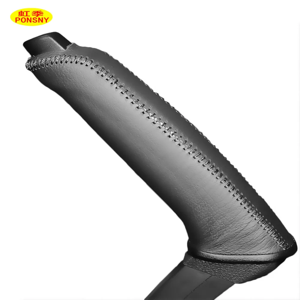 Hand Brake Cover Car Handbrake Covers Case for Ford Focus 2.0L 2012 Auto Handbrake Genuine Leather Grips Cover