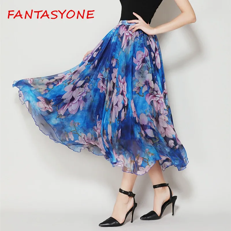 מוצר 2017 chiffon bohemian skirts womens summer fantasyone 2017 summer skirt fashion vintage bohemia chiffon skirt floral printed boho מוצר 2017 chiffon bohemian skirts womens summer fantasyone 2017 summer skirt fashion vintage bohemia chiffon skirt floral printed boho