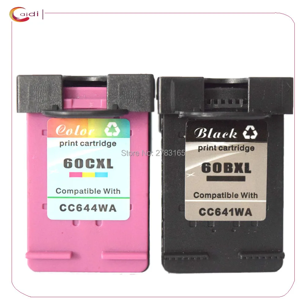 2Color Remanufactured HP60XL 60XL 60 Ink Cartridge for HP Deskjet F4440