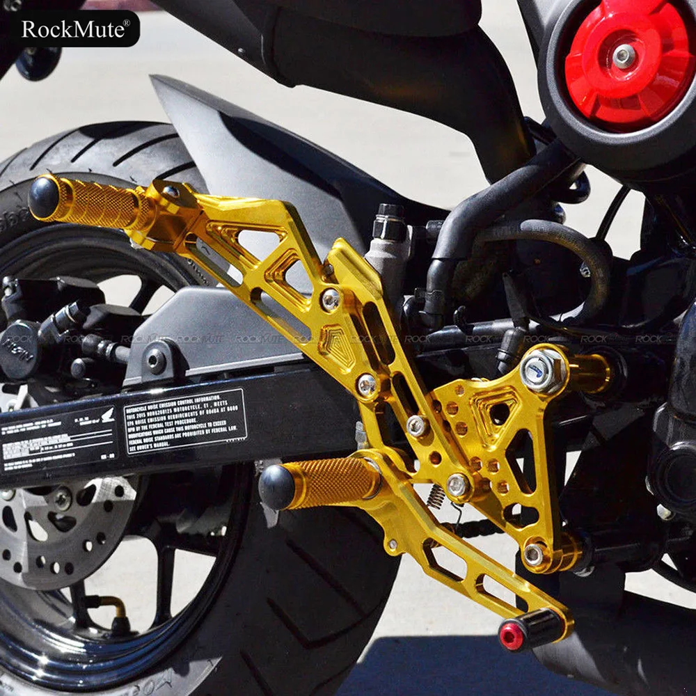 Rider Rearsets/пассажирская Подножка для Honda MSX125/Grom 2013- 14 15 16 рычаг переключения передач для мотоцикла педаль тормоза подножки задний комплект