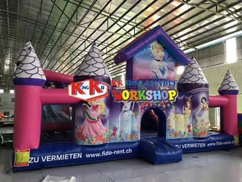 

inflatable castle park Small Pink Fairy Princess Castle Magic play jumping castle