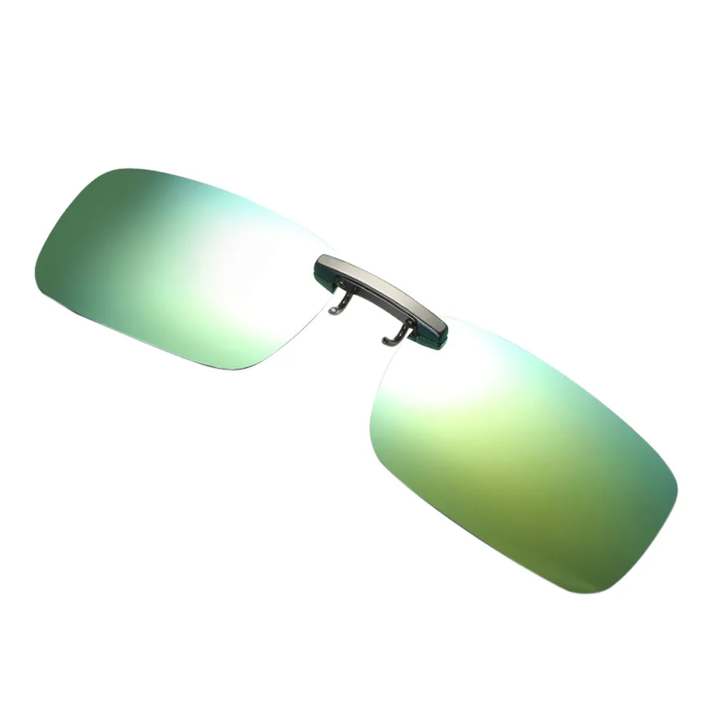 

Free Ship DetachableNight Vision Lens Driving Metal Polarized Clip On Glasses Classic Sunglass/x