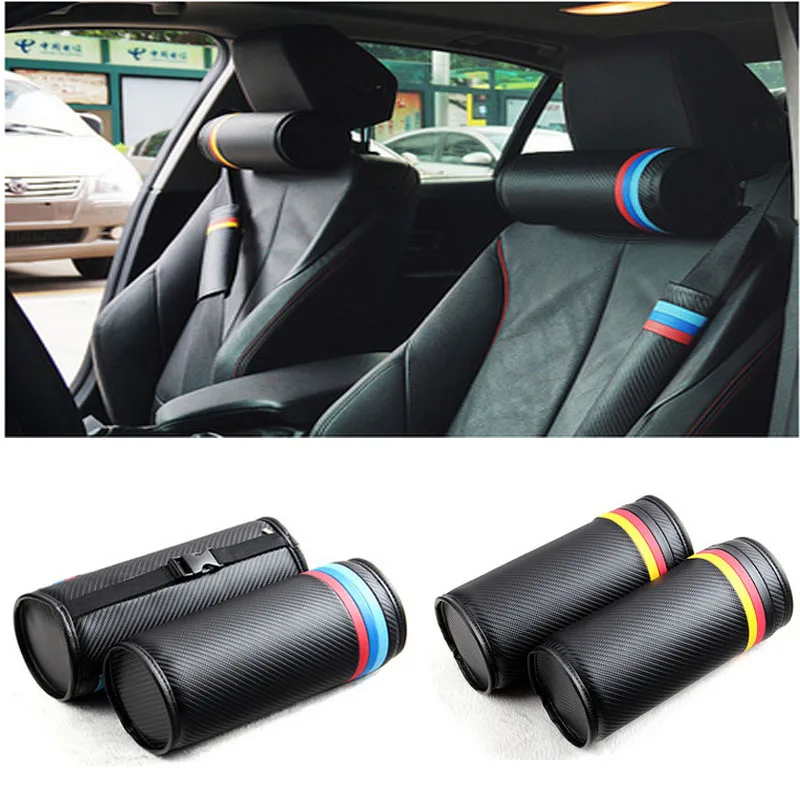 2pcs/lot car neck pillow car auto headrest pillow For Bmw M1 M3 M5 M6 X1 X3 X5 X4 X6 Z4 Z3 118I
