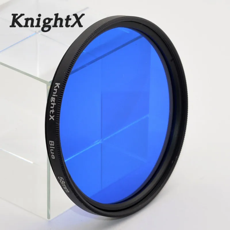 Цветной фильтр KnightX nd для sony nikon canon camaras filtros fujifilm lens obiettivi d700 alpha d3400 eos 500d светильник 52 мм 58 мм