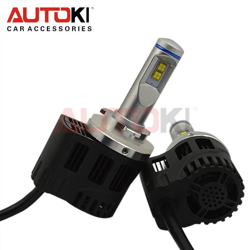 Autoki H4 H7 H11 9005 9006 9012 5202 9004 9007 H13 110 W 10400LM P6 автомобиля светодиодный фар комплект лампы высокой мощности авто Светодиодная лампа для фар