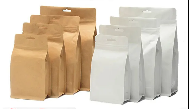 (OEM LOGO)Free shipping 100pcs/lot Kraft paper tea rice