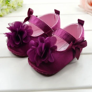 

Baby Girl Party Shoes Flower Cute Crib Shoes Casual Cotton Infant Kids Slippers Prewalker Baby Shoes First Walkers Soft Sole