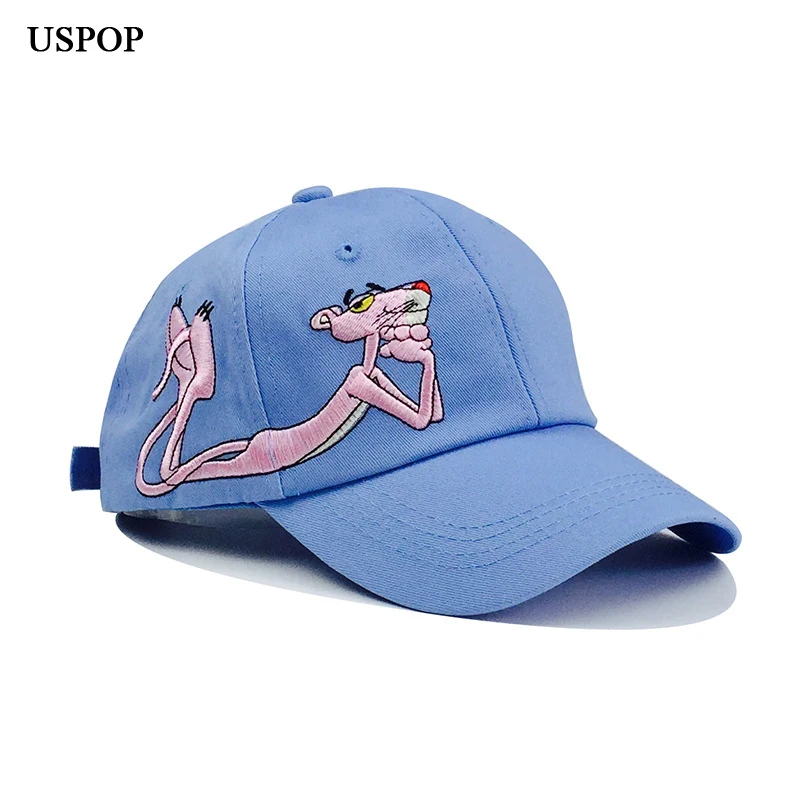 USPOP 2018 New women cotton baseball cap Lovers toon embroidered