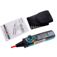 1 шт. KEW 1030 lcd Цифровая компактная Ручка Тип Цифровой мультиметр DMM ЖК-дисплей подсветки с английским руководством