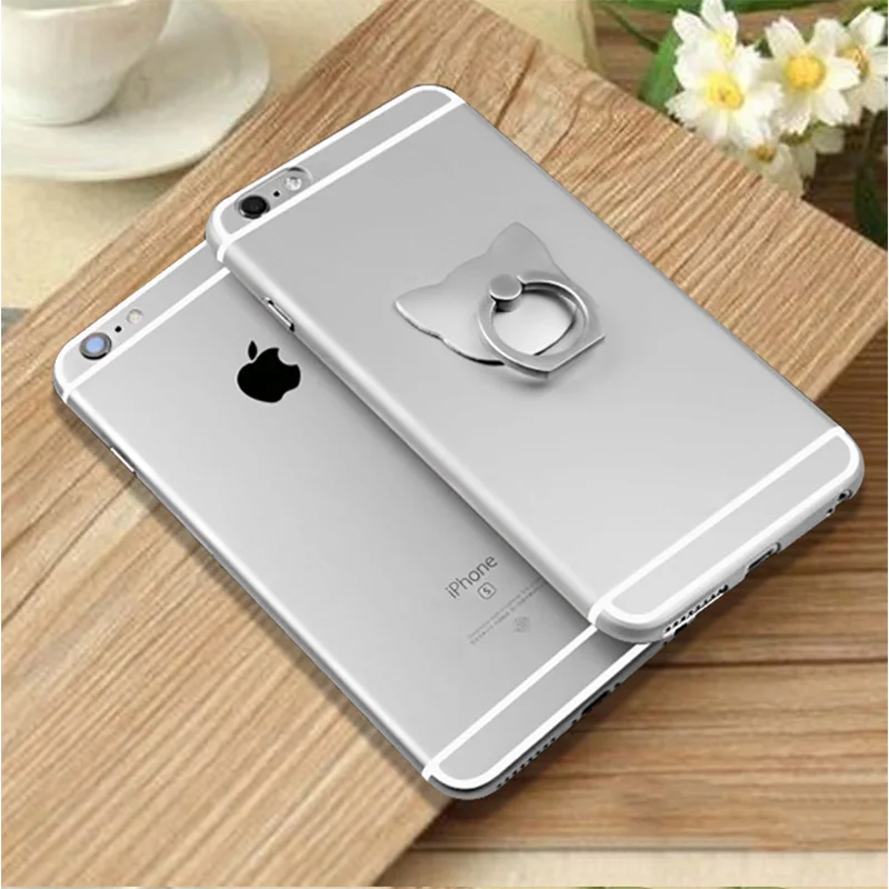 Cute Cartoon Bear/Cat Shaped Ring 360 Degree Metal Finger Ring Holder For iPhone Samsung Cell Phone Holder Ring Tablet Support Cute Cartoon Bear/Cat Shaped Ring 360 Degree Metal Finger Ring Holder For iPhone Samsung Cell Phone Holder Ring Tablet Support