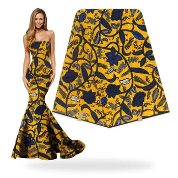 

Various beautiful flower patterns Fashion african wax printed 100% cotton real veritable wax fabric H13