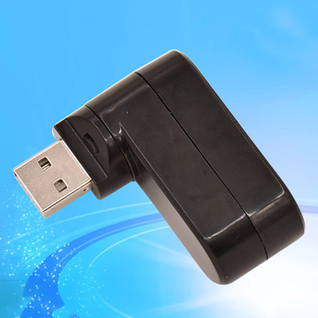 Вращающийся высокоскоростной usb-хаб с 3 портами 2,0 USB разветвитель адаптер для ноутбуков/планшетных ПК периферийных устройств