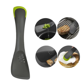 

Baseidea 5-in-1 Utensil Spoon Spatula Cutter Colander Shovel Multifunctional Use Nylon Kitchen Tool Cooking Utensil