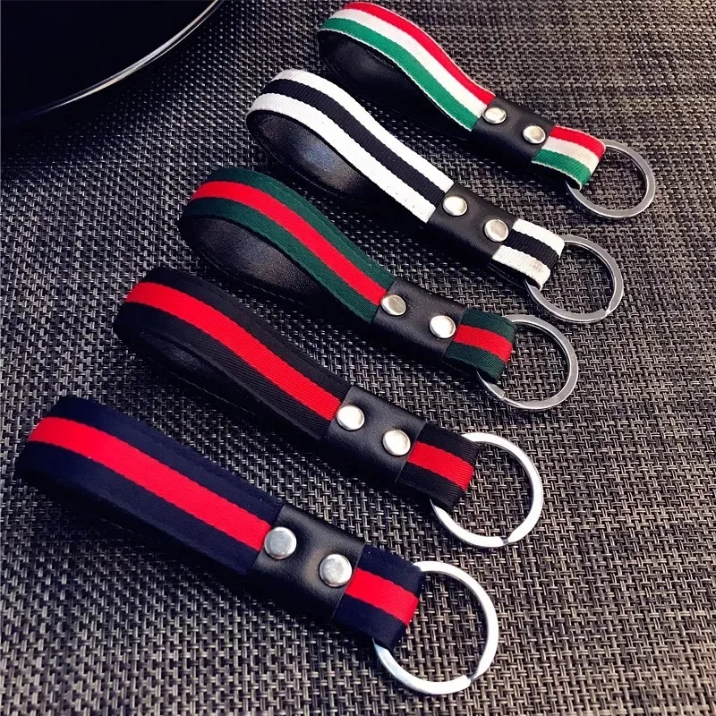 New Arrival 5 Colors Car Keychain Unisex Braided Handmade Woven