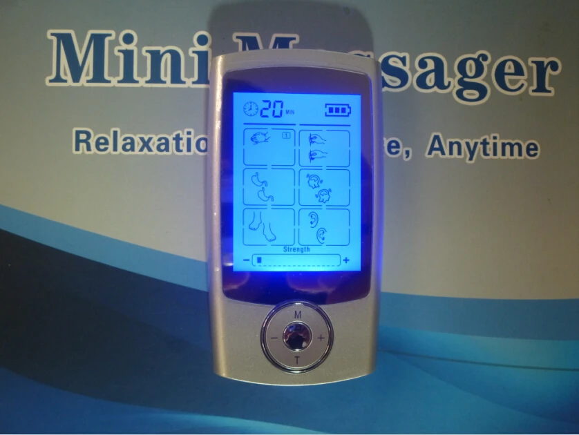 

Rechargeable16 Modes TENS Machine MINI Body Massager Digital Massager Electrode Stimulator Acupuncture For Physical Therapy