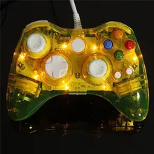 DIY Красочные свет Проводной USB геймпад контроллер Джойстик для Microsoft для Xbox 360 игровыми консолями Glow развлечения