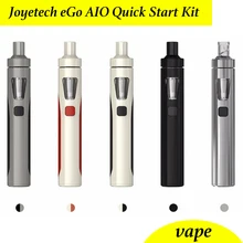 Original Joyetech ego kit aio Pluma Vape cigarrillo electrónico sin líquido/1500 mAh Batería