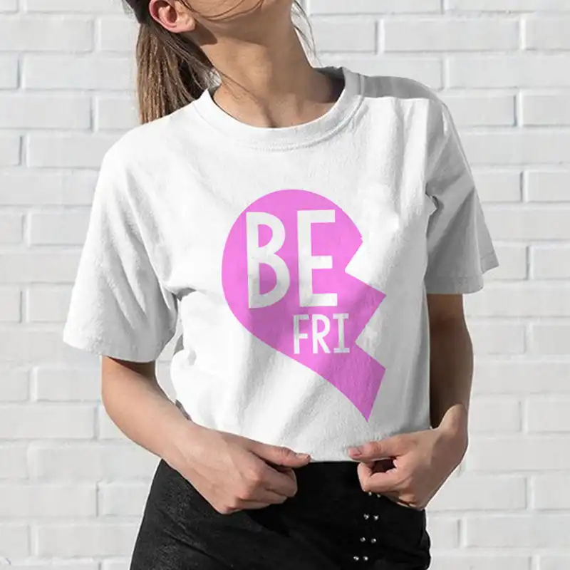 Las Mas Nuevas Camisetas Para Mejores Amigas Harajuku Kawaii Bff