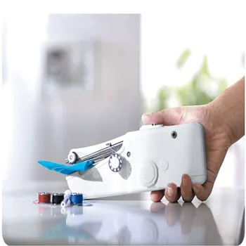 

70PC Mini Electronic Portable Cordless Handle HandHeld Sewing Machine Household Handy Stitch Clothes For Thread Suitable Bobbin